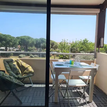 Renove 2 Pieces + Mezzanine, Terrasse, Parking - Cap D'agde - Fr-1-249-391 Apartamento Agde